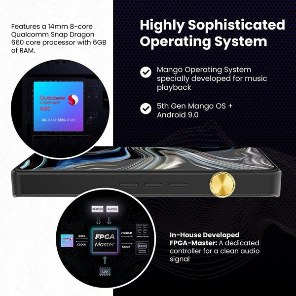 iBasso DX320 and DX320X, Digital Audio Player: Snapdragon 660 Octa-Core, 6GB RAM, 128GB DAP (DX320, DX320X)