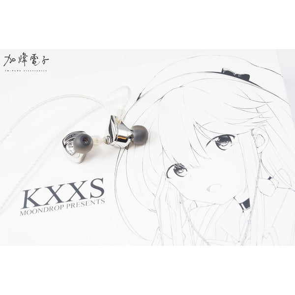 Moondrop KXXS 10mm Dynamic Driver IEM In-ear Monitor Earphone with DLC Diaphragm Metal Housing