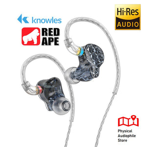 Fiio FA9, Balanced Armature In-Ear Monitors: 6 BA 3D Printing Flagship Earphones IEM (FA 9)