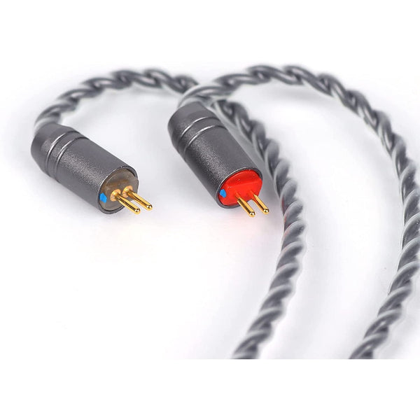 Tripowin Grace, In-Ear Monitors Upgrade Cable: with Microphone, Detachable Silver-Plated OFC Cable (Grace)