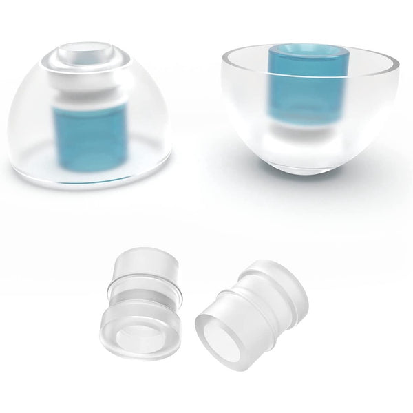 SpinFit CP100+ V2, Silicone Replacement Eartips (2 Pairs): with Adapter for IEM Premium Ear Tips (CP 100+ V2)