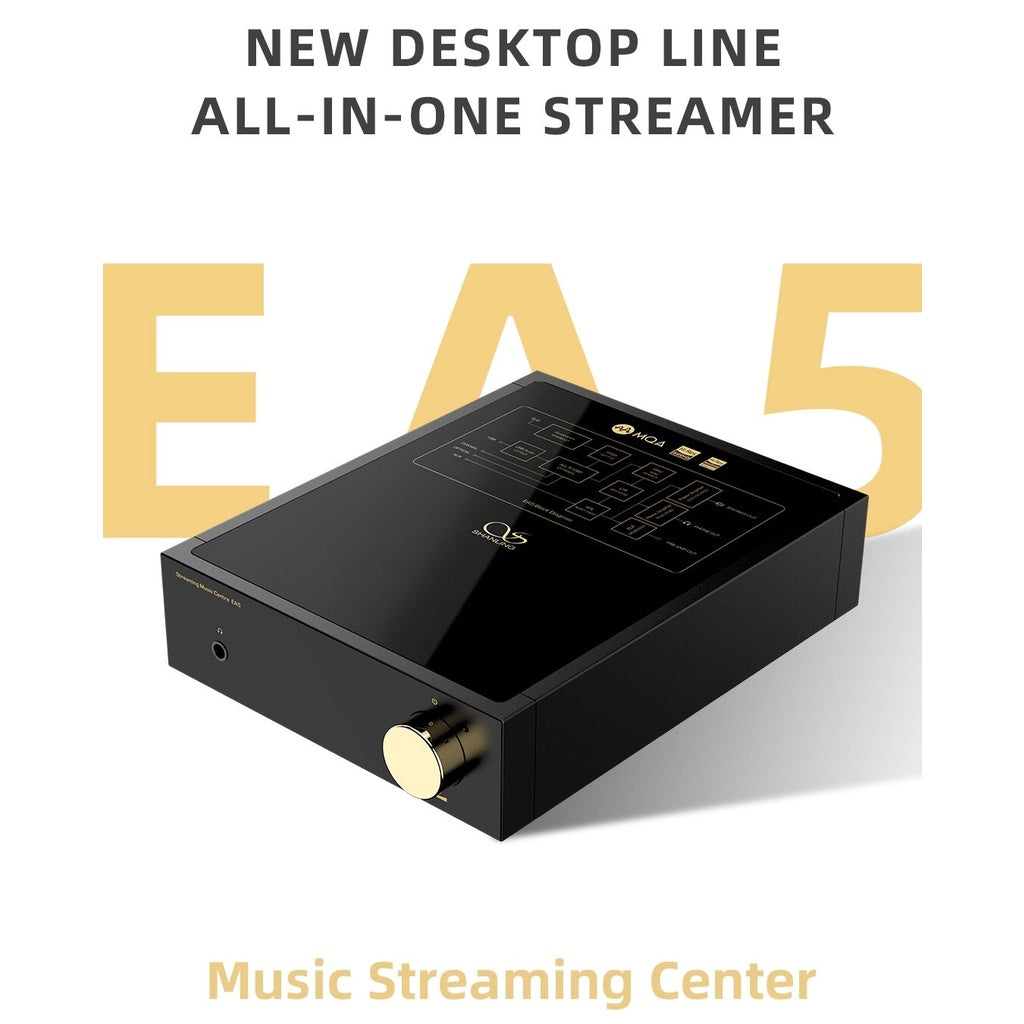 SHANLING EM5, Desktop DAC, Headphone Amplifier & Digital Audio Player: All-in-One Streaming DAP/DAC/AMP (EM 5)