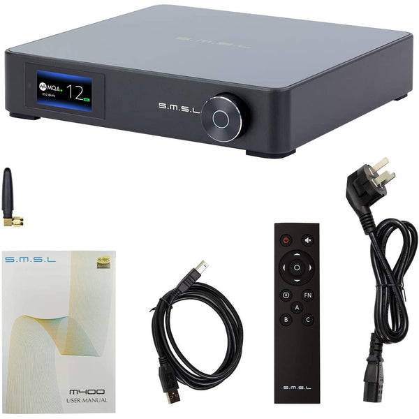 SMSL M400, Desktop Digital-to-Analog Converter: MQA Certified Fully Balanced AptX-HD Bluetooth 5.0 DAC (M 400)