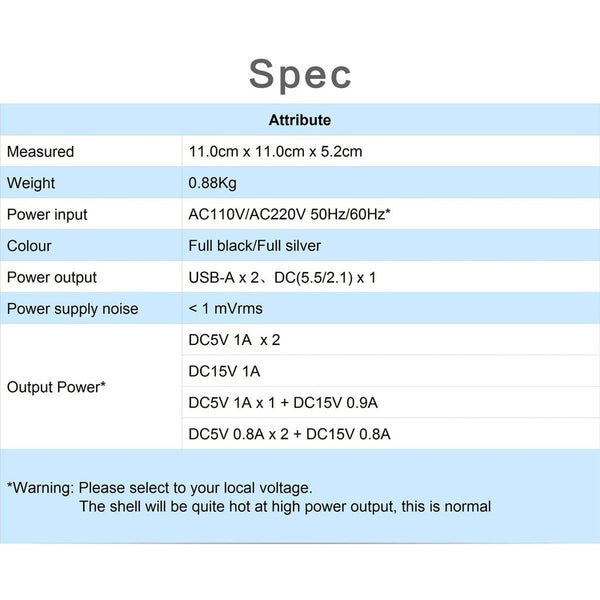 Topping P50, Linear Power Supply: for Topping D50/D50s/DX3 Pro/A50 110V-240V Power Supply (P 50)