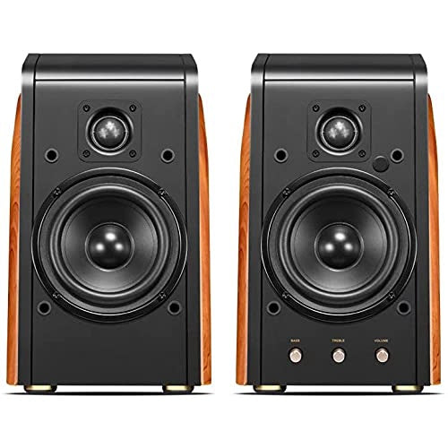 Hivi Swans M200MKIII, Powered Bookshelf Speakers: HiFi 2.0 with 1'' Dome Tweeters and 5.25'' Woofer (M200MKIII)