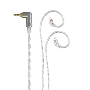 FiiO LS-4.4D, Dual Pin 0.78mm Upgrade Cable with Mic: Balanced 2-Pin 0.78 Earphone Cable (LS4.4D, LS 4.4D)