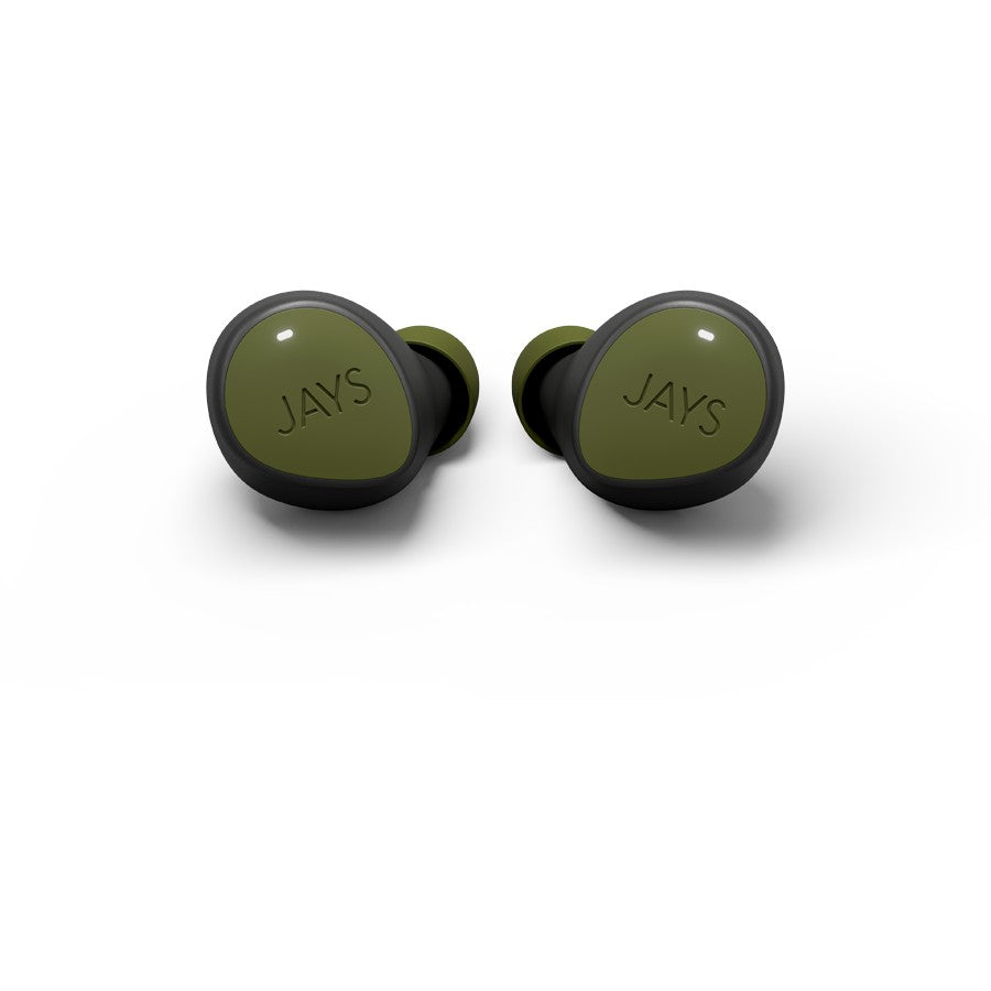 Jays m-Seven, True Wireless Earbuds: IPX5 Waterproof 39 Hours Battery Touch Control Bluetooth Earphones TWS (mSeven)