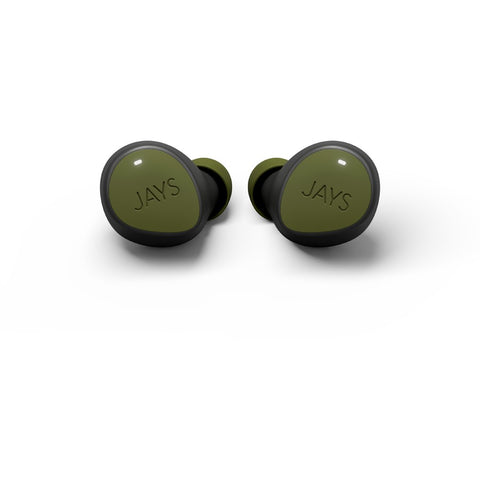 Jays m-Seven, True Wireless Earbuds: IPX5 Waterproof 39 Hours Battery Touch Control Bluetooth Earphones TWS (mSeven)