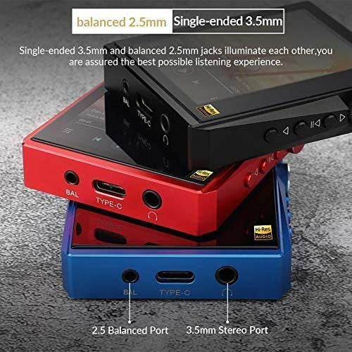 Hidizs AP80 Pro, Portable Digital Audio Player: Fully Balanced High-Resolution Music Player DAP (AP80Pro)