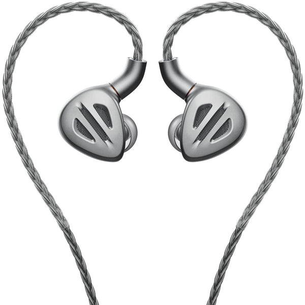 FiiO FH9, Hybrid Driver In-Ear Monitors: MMCX Connectors, High-Purity Monocrystalline Silver Cable Earphone IEM (FH 9)