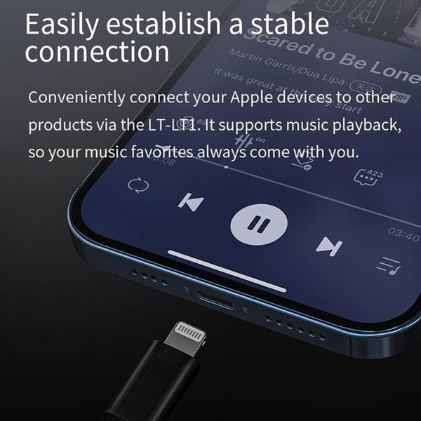 Fiio LT-LT1,Type-C to iP OTG Cable: to Connect BTR5 BTR3K Q3 Q5S-TC Cable (LTLT1, LT LT1)