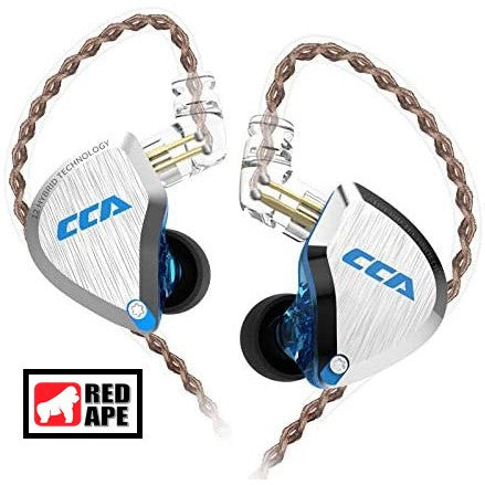 CCA C12, Hybrid In Ear Monitors: 5BA+1DD HIFI Bass Earphones IEM (C 12)