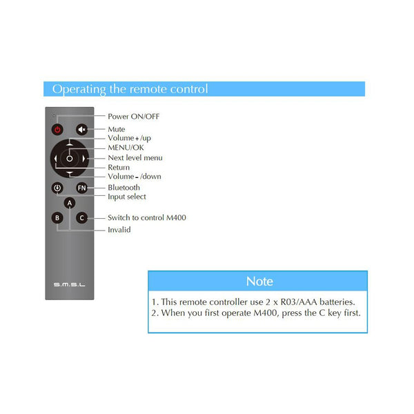 SMSL M400, Desktop Digital-to-Analog Converter: MQA Certified Fully Balanced AptX-HD Bluetooth 5.0 DAC (M 400)