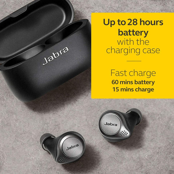 Jabra Elite 75t, True Wireless Earbuds: 28 Hours Battery Life TWS (Elite 75t)