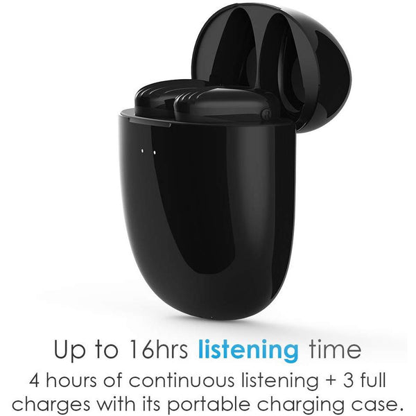 Optoma NuForce BE Free8, True Wireless Earbuds: Premium with 16 Hours Battery Life, AAC+aptX with Spin Fit Eartips TWS