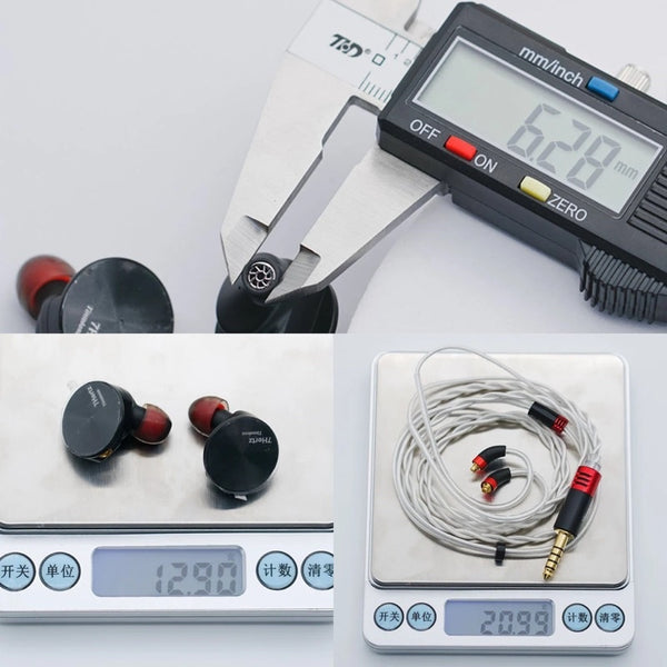 7Hz Timeless, In-Ear Monitors: 14.2mm Planar HiFi Earphone with 3.5mm Cable Earphones IEM (Timeless)