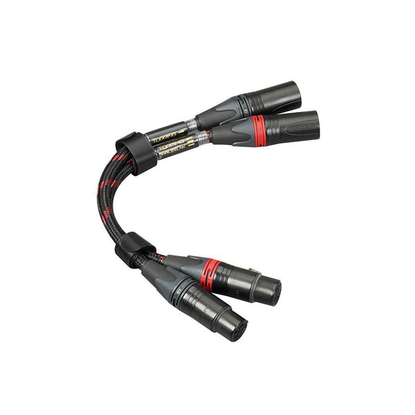 Topping TCX1-25, XLR Balanced Line Audio Cable (25CM): 6N Single Crystal Copper Audiophile Cable (TCX125, TCX1 25)