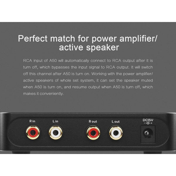 Topping A50, Desktop Power Amplifier: HiFi Headphone Amplifier, Full Balanced with 6.35mm, 3.5mm Inputs (A 50)