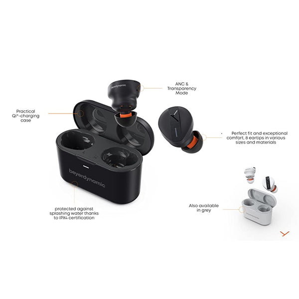 Beyerdynamic Free BYRD, True Wireless Earbuds: Black, Active Noise Cancelling TWS (Free BYRD)