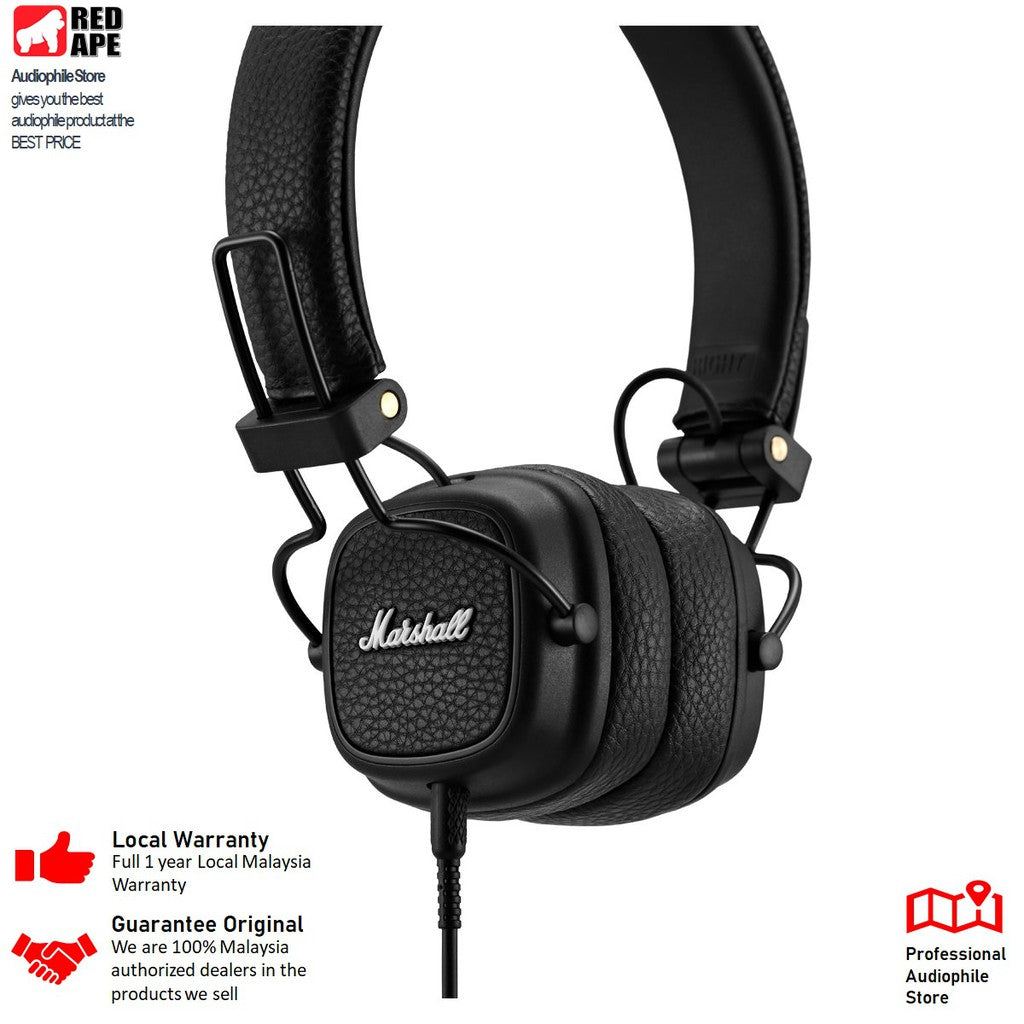 Marshall Major III, Closed Back Headphones: Classic Design, Enhanced Sound Over-Ear Headphone (Major 3)