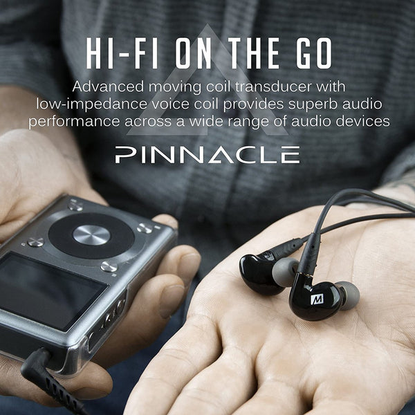 MEE Audio Pinnacle P2, In-Ear Monitors: High Fidelity Earphones with Detachable Cables (Pinnacle P2)