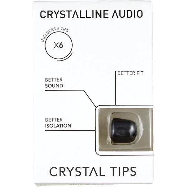 CrystallineAudio Washable Foam EarTips: For Shure & Westone, Medium Size Ear Tip (Crystalline Audio Eartips)