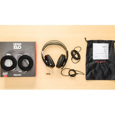 Superlux HD 681 Evo, Studio Gaming Headphones: Budget Headphones with Powerful Vocals and Bass Headphone (HD 681 Evo)