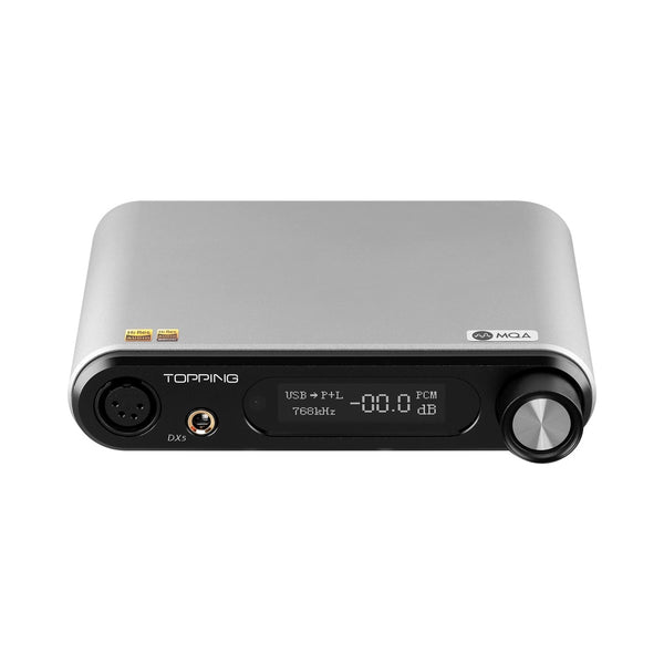 Topping DX5, Digital-to-Analog Converter: MQA 2xES9068AS Decoder, DSD512 PCM 32bit 768kHz DAC (DX5)