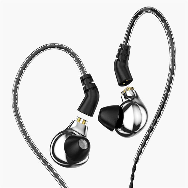 Blon BL-03, In-Ear Monitors with Mic: 10mm Carbon Diaphragm Dynamic Driver Earphones IEM (BL03, BL 03)