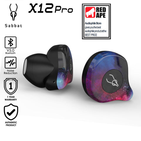 Sabbat X12 Pro, True Wireless Earbuds: with IPX5 Water Rating HiFi TWS (X12Pro)