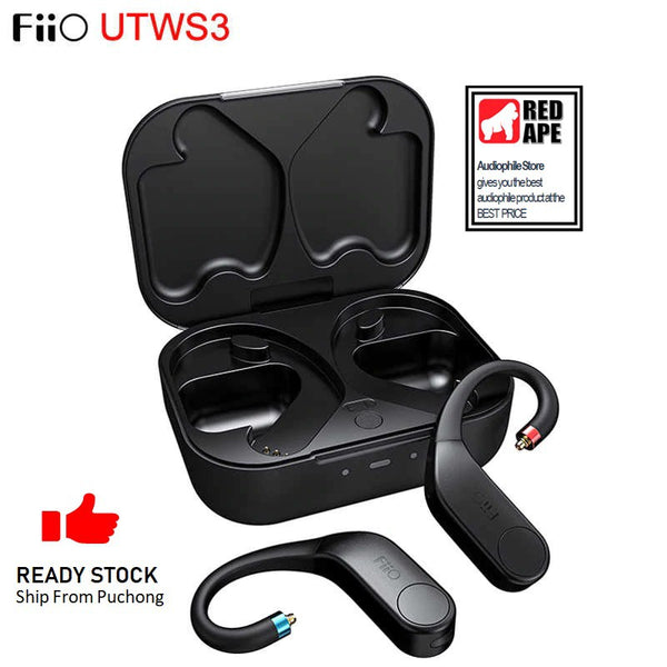 FiiO UTWS3, True Wireless Earbuds: aptX Bluetooth Earhooks with MMCX and 0.78mm Interchangeable Headset TWS (UTW S3)