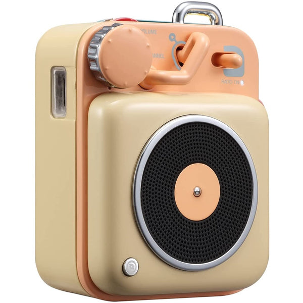 Button MW-P1I, Wireless Bluetooth Speaker: Cute Creative Retro Wireless Audio Mini Bluetooth Speaker (MW-P1I)