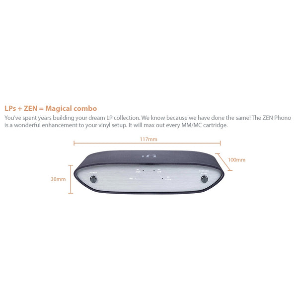 iFi Audio Zen Phono, Pre Amplifier: For Turntables and Record Players PREAMP (Zen Phono)