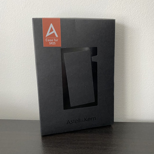 Astell&Kern A&norma SR25, Premium Italian Leather Case: Black, for SR25 Digital Audio Player Case (SR 25)