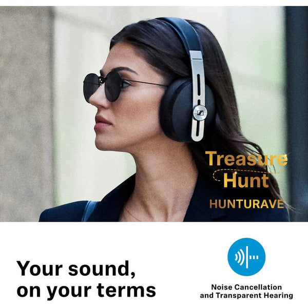 Sennheiser Momentum 3, Wireless Bluetooth Headphones: Noise Cancelling with Alexa, Auto On/Off, Smart Pause (Momentum 3)