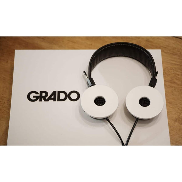 Grado WH1 White, Limited Edition Headphones: Made in USA Collectors Series Headphone