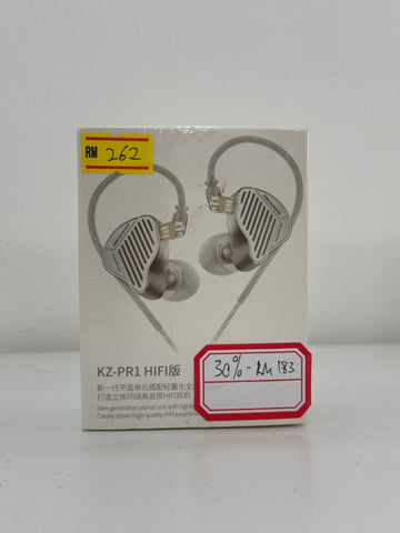 Clearance: KZ-PR1 Hifi White (No Mic)