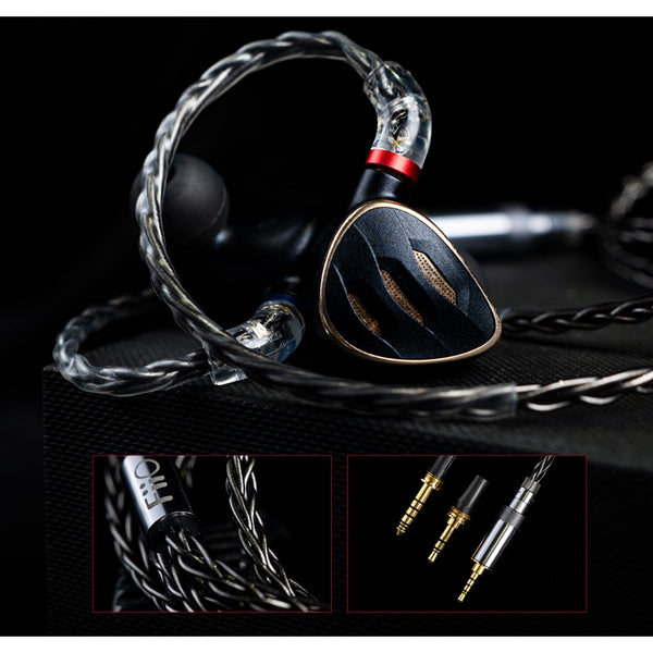 FiiO FH5s, Hybrid Driver In-Ear Monitors: with 2DD 2BA High Resolution MMCX Earphones IEM (FH5 S, FH 5S)