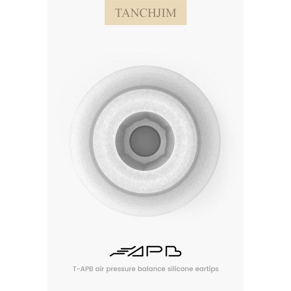 Tanchjim T-APB, T300B+300T Silicone Replacement Eartips (2 Pairs): Air Pressure Balance Sound Transmission (T-APB)