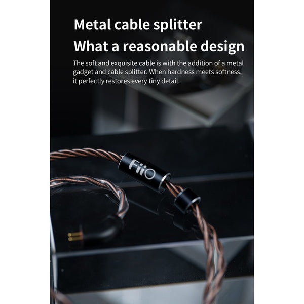 FiiO LS2.5AS, In-Ear Monitors Upgrade Cable: 2.5mm 2-Pin 0.78mm Balanced Copper Cable (LS 2.5AS)