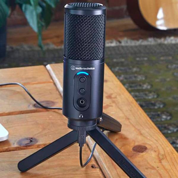 Audio Technica ATR2500X-USB, USB Condenser Microphone: Professional USB Studio Recording Professional Mic (ATR2500X USB)