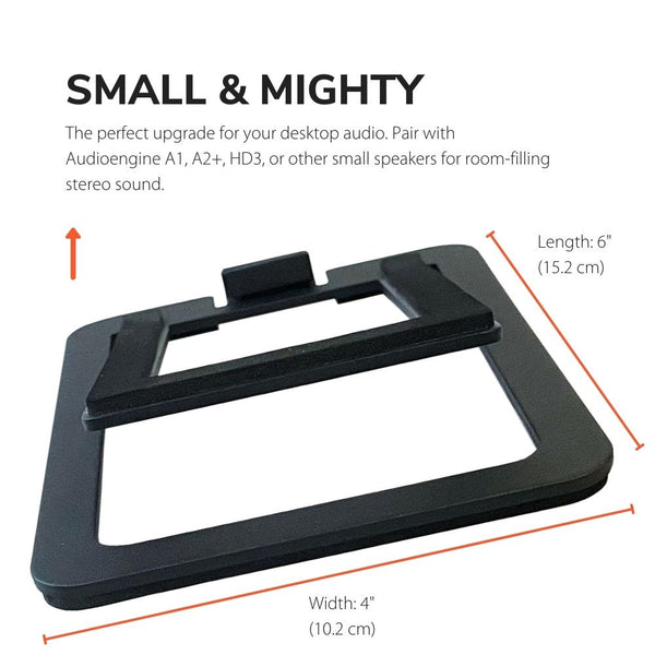 Audioengine DS1M, Desktop Stands: Stands for A1, A2+, and HD3 Speaker Stand (DS1M)