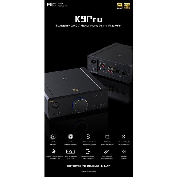 FiiO K9Pro, Flagship Desktop DAC and Amplifier: High-Res Portable Headphone DAC/AMP (K9 Pro, K 9 Pro)