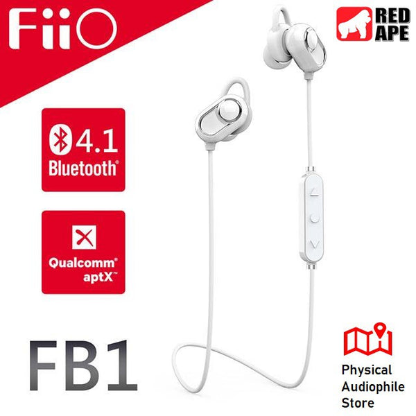 FiiO FB1, Wireless In-Ear Earphones: Stereo Bluetooth Earbuds with aptX, AAC, SBC, and Mic (FB 1)