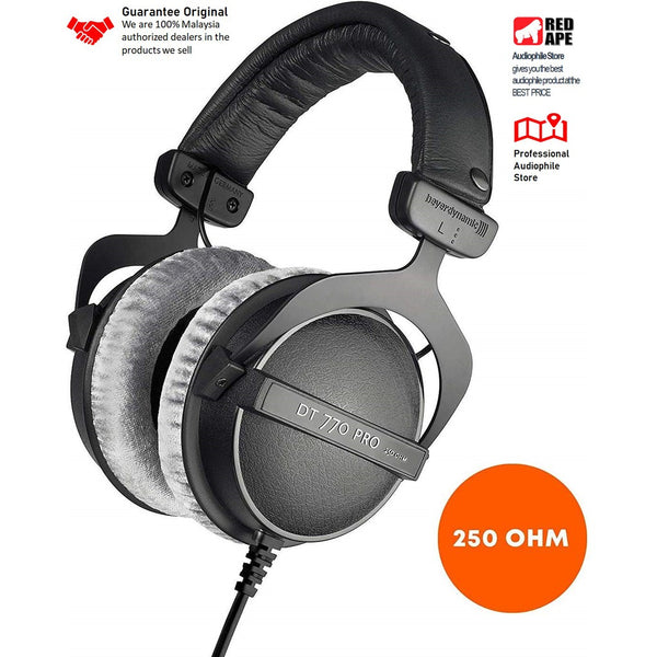 Beyerdynamic DT770 Pro, Closed Back Headphones (Black): Wired for Studio and Mixing, Studio Earphone (DT770Pro)