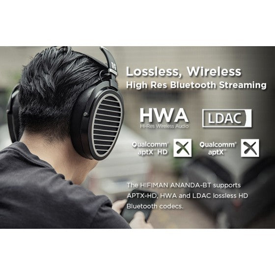 Hifiman ANANDA-BT ANANDA BT BLUETOOTH Planar Magnetic Bluetooth Wireless Open Back Over-ear Headphones