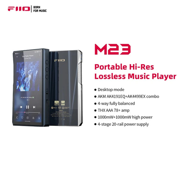 FiiO M23 Portable Hi-Res Lossless Music Player