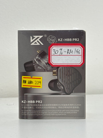 Clearance: KZ x HBB PR2 Black (With Mic)