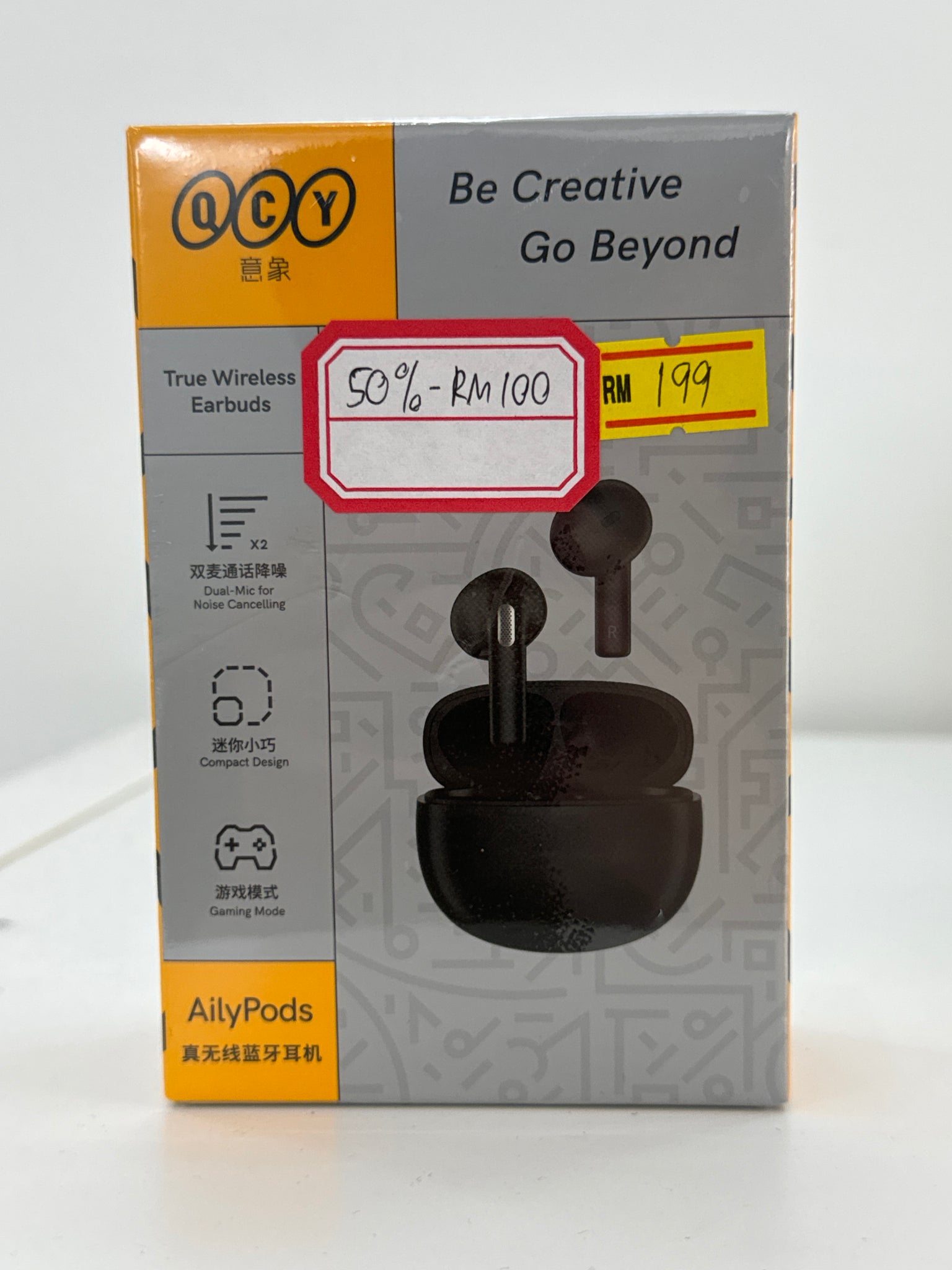 Clearance: QCY Ailypods Black