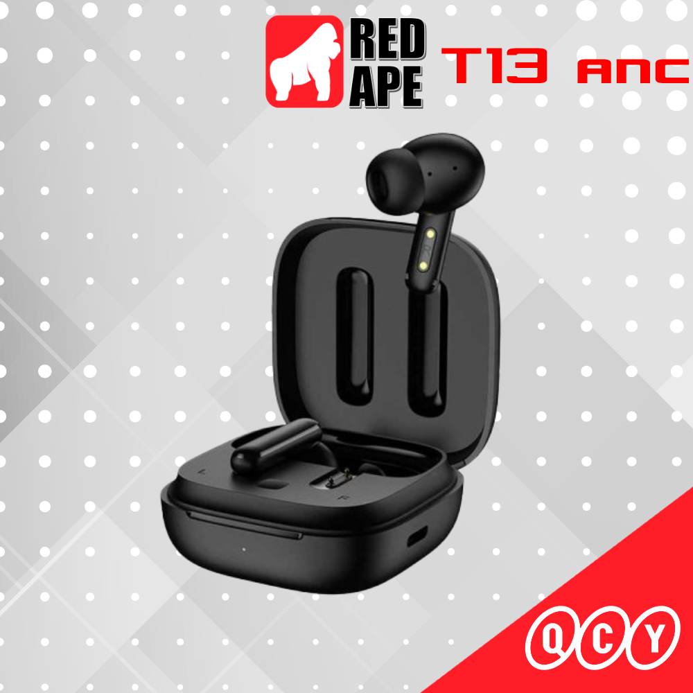 QCY T13 ANC Active Noise Cancelling Wireless Earbuds, Bluetooth 5.3 Headphones